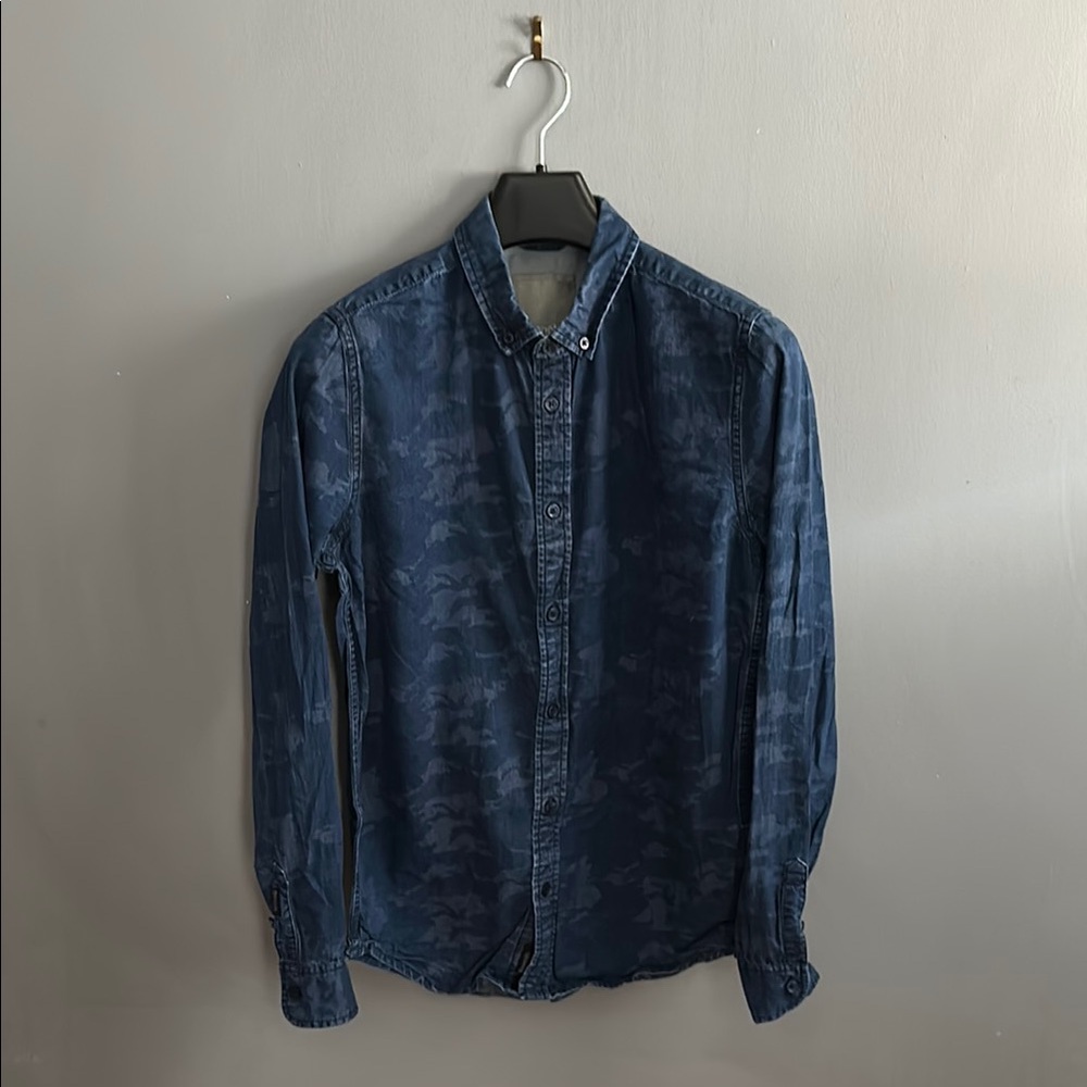Bench Blue Casual Button Down Shirt